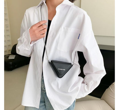 Bag Crossbody Chain Triangle Strap