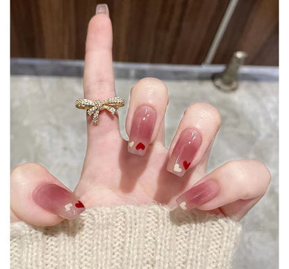 Heart Pointed Faux Nail Tips