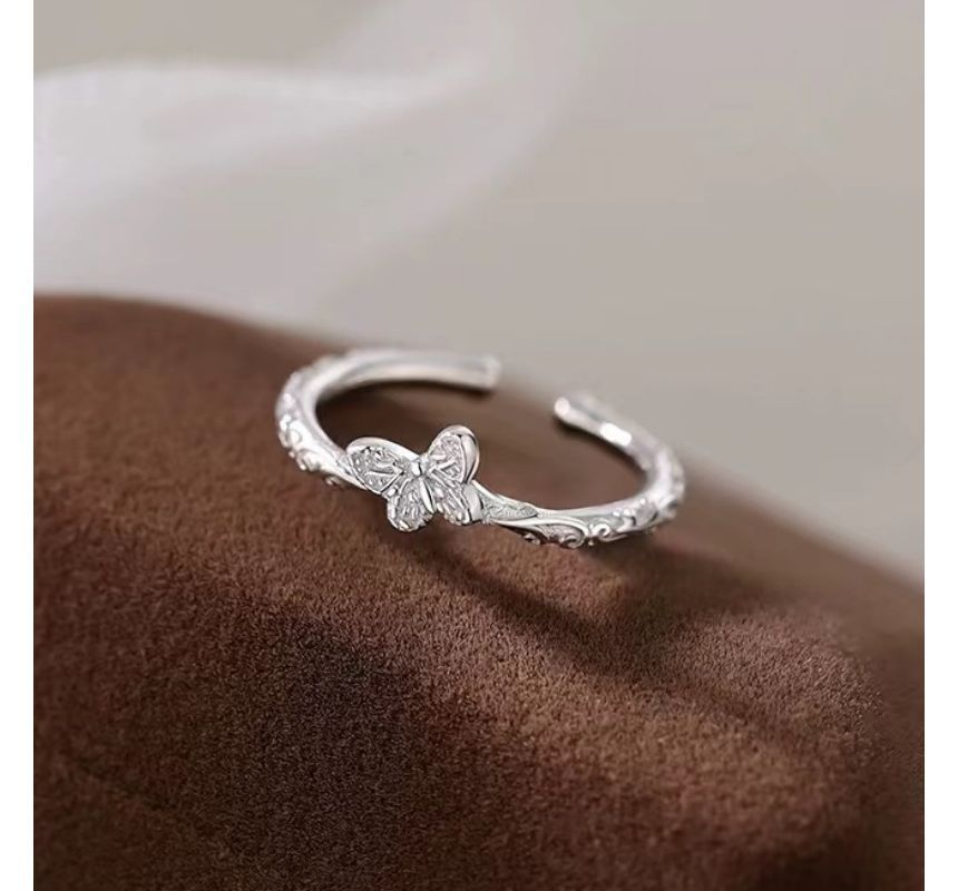 Butterfly Rhinestone Ring