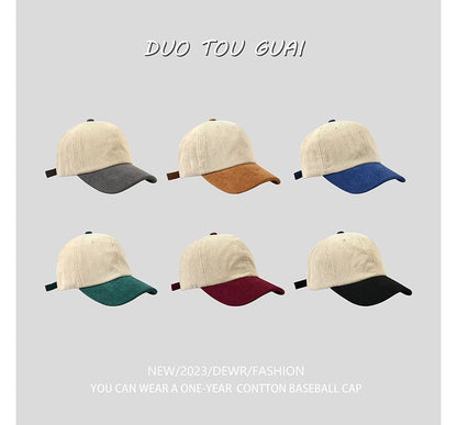 Tone Cap Corduroy Baseball Two