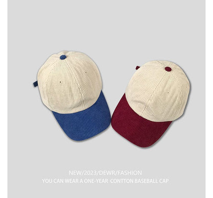 Tone Cap Corduroy Baseball Two