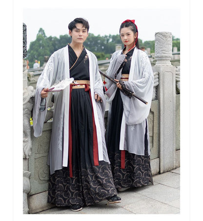 Traditional Chinese Couple Matching Costume Long