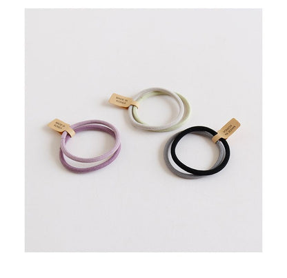 Set of 2: Plain Hair Tie