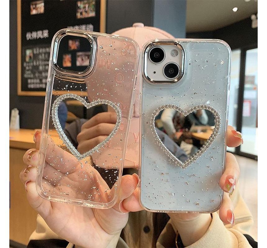 Mirrored Heart Case Phone