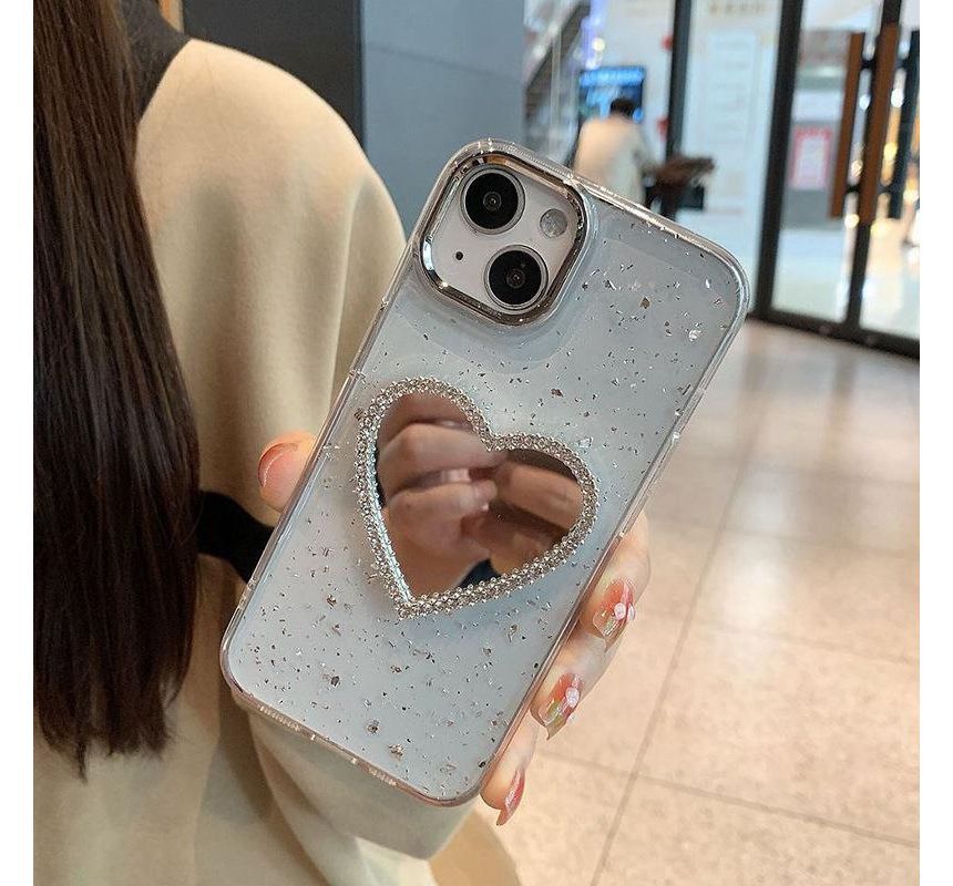 Mirrored Heart Case Phone