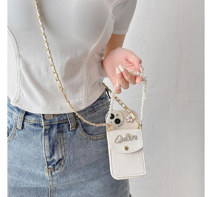 Butterfly Coin Case Phone Purse Strap