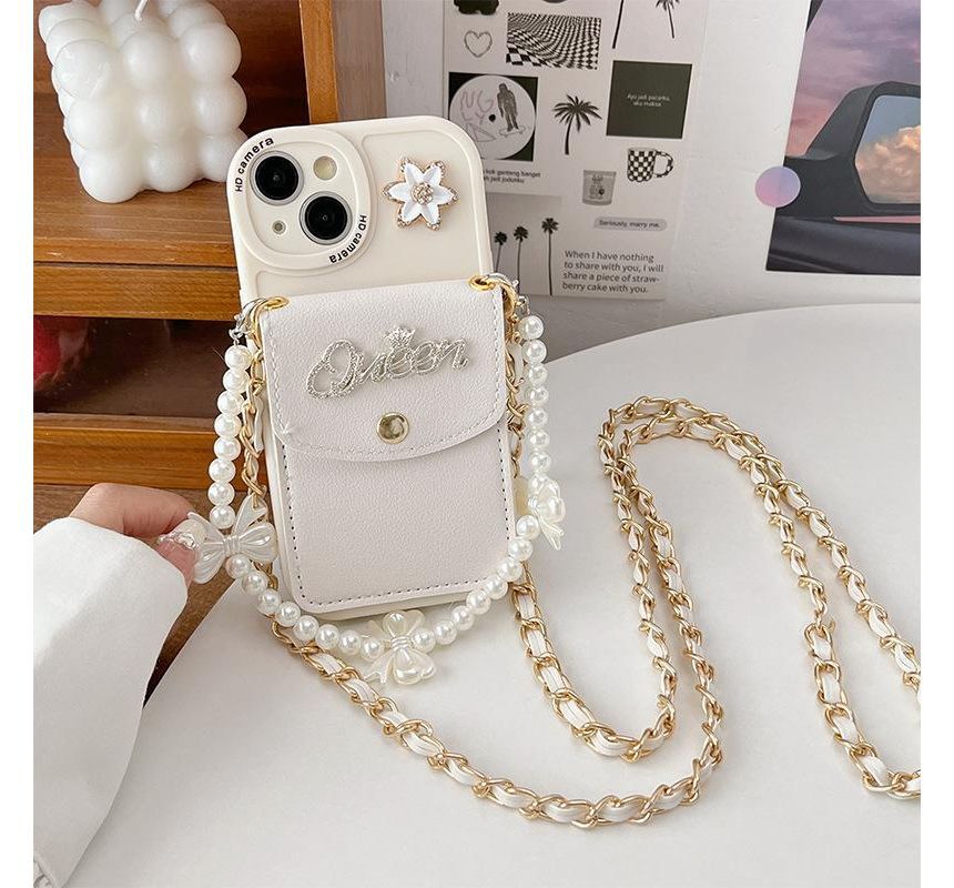 Butterfly Coin Case Phone Purse Strap