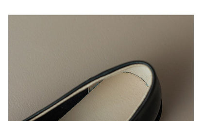 Faux Loafers Penny Leather