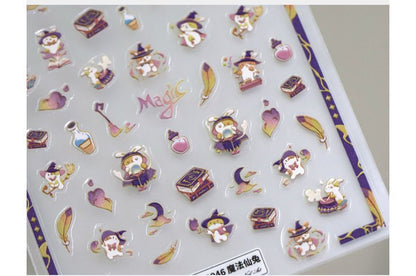 Magic Rabbit Nail Art Stickers (Various Designs)