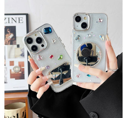 Mirrored Case Phone Embellished