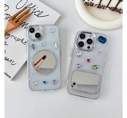 Mirrored Case Phone Embellished