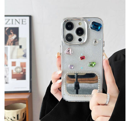 Mirrored Case Phone Embellished