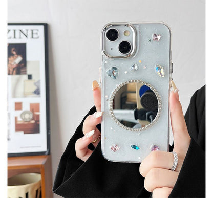 Mirrored Case Phone Embellished