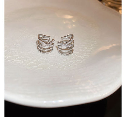 Alloy Cuff Earring Layered