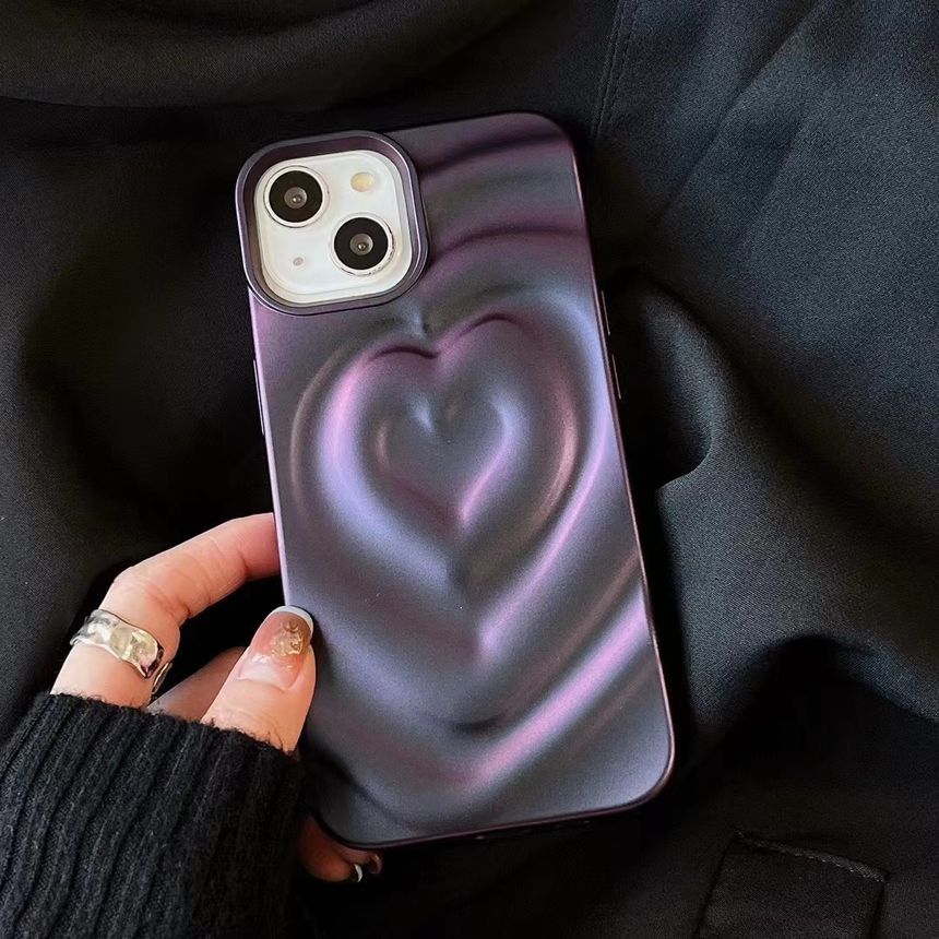 Heart Textured Phone Case