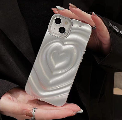 Heart Textured Phone Case