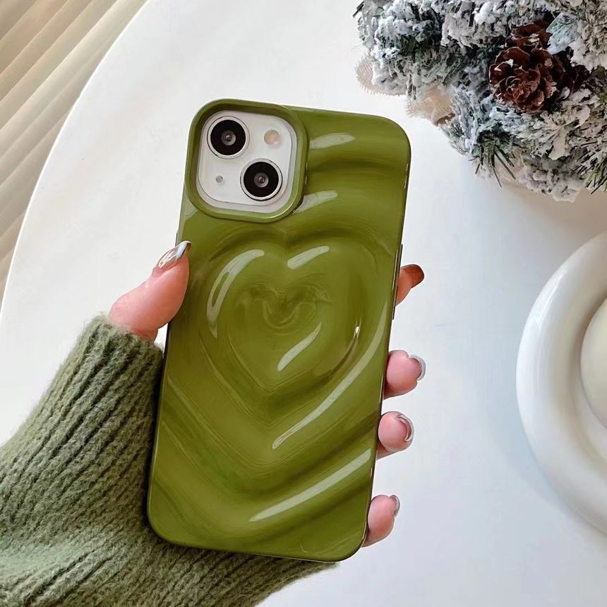 Heart Textured Phone Case