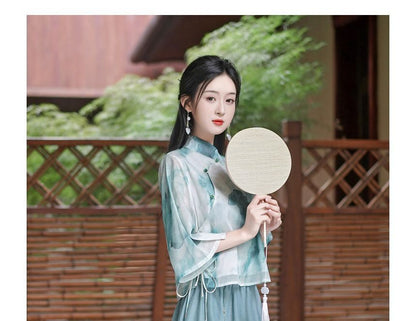 Tie Dye Hanfu Costume Set