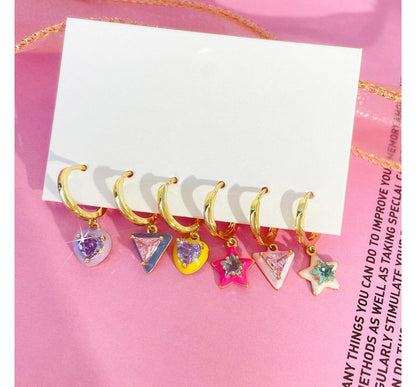 of Set Designs) 6: Dangle (Various Alloy Star Earring