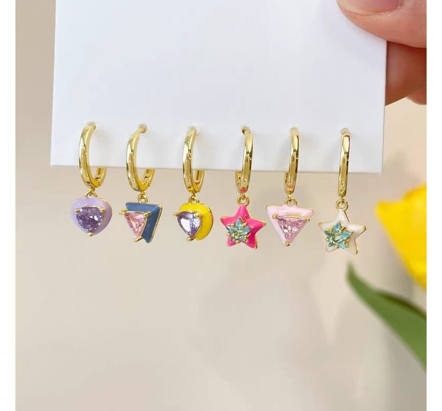 of Set Designs) 6: Dangle (Various Alloy Star Earring
