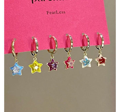 of Set Designs) 6: Dangle (Various Alloy Star Earring