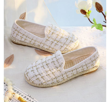 Slip-Ons Plaid Espadrille