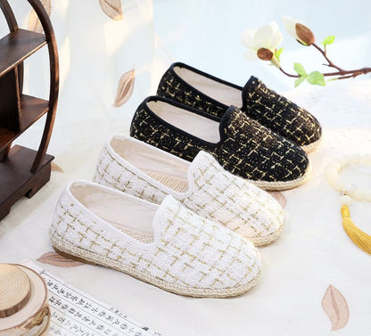 Slip-Ons Plaid Espadrille