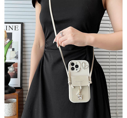 Holder Pendant Phone Cat Card Case