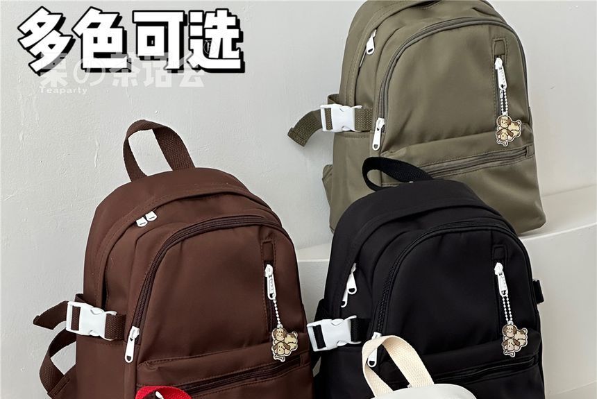 Plain Backpack / Charm / Set