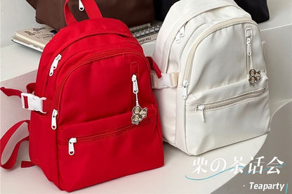 Plain Backpack / Charm / Set