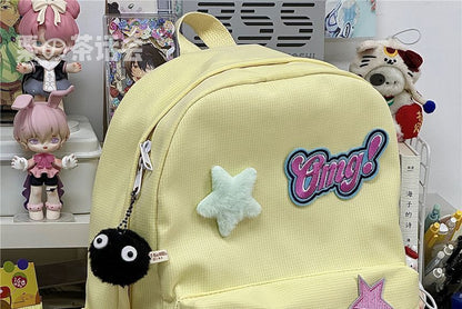 Star Applique Backpack / Charm / Set