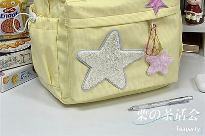 Star Applique Backpack / Charm / Set