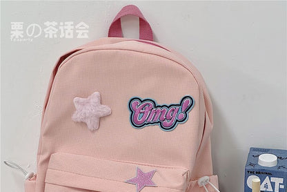 Star Applique Backpack / Charm / Set