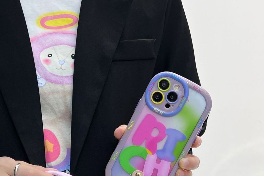 Lettering Case Phone Print