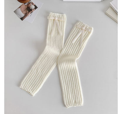 Plain Bow Leg Warmers