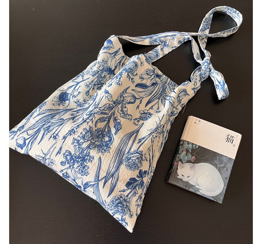 Floral / Tote Bag Crossbody