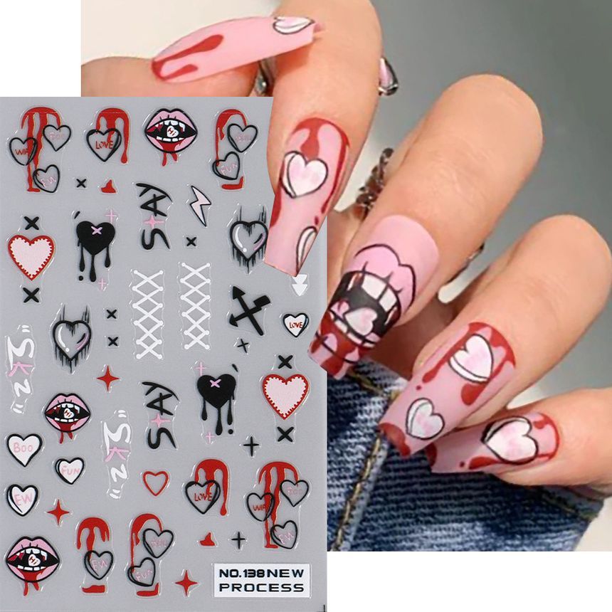 Halloween Nail Art Stickers