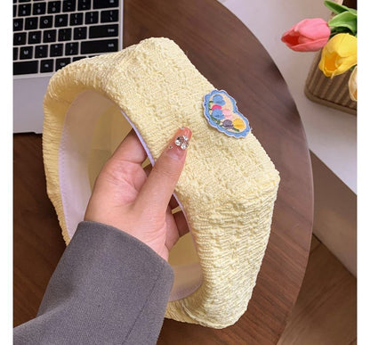 Flower Heart Applique Beret