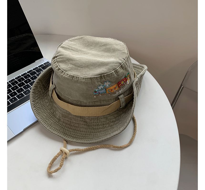 Cartoon Embroidered Boonie Hat