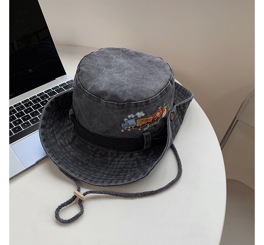 Cartoon Embroidered Boonie Hat