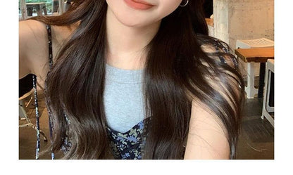 Button Washed Denim Beret