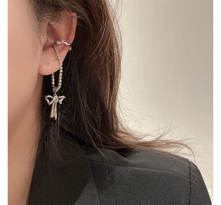 Rhinestone Cuff Ear Bow