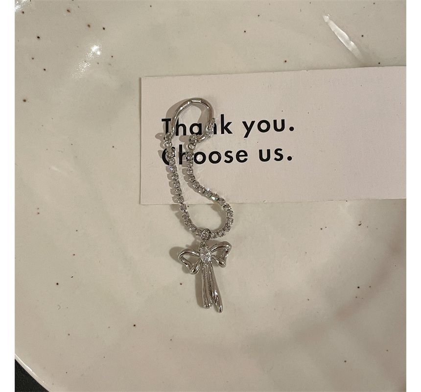 Rhinestone Cuff Ear Bow