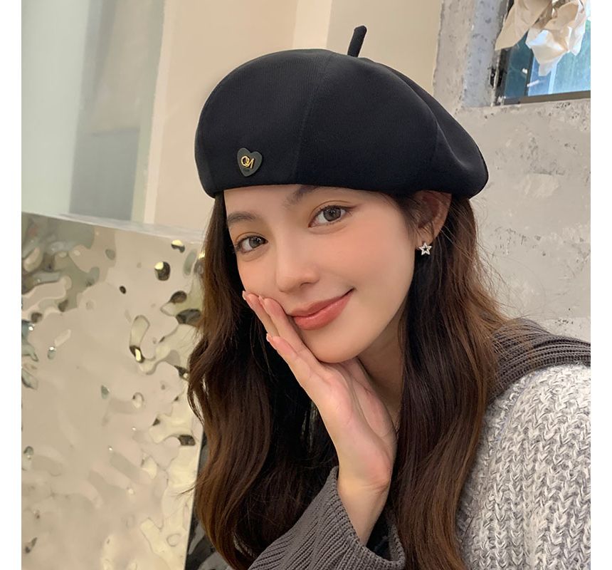 Beret Applique Hat