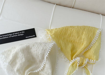 Headkerchief Lace Trim