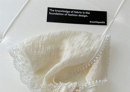 Headkerchief Lace Trim