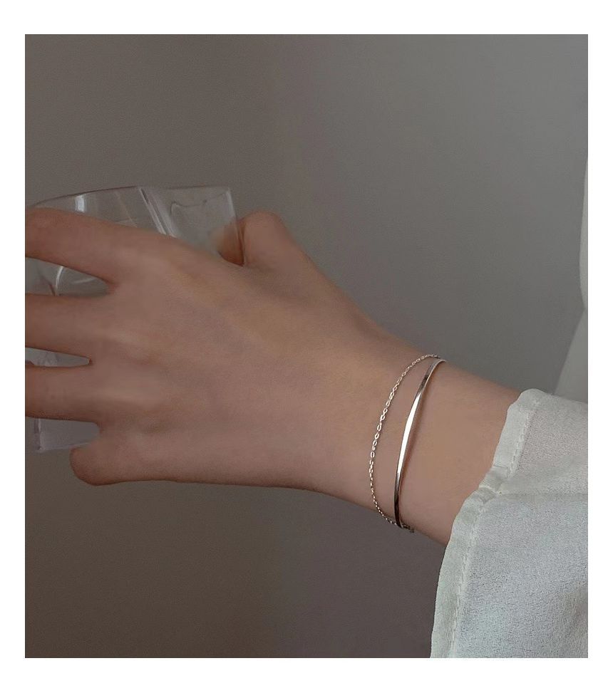 Bracelet à chaîne superposée
