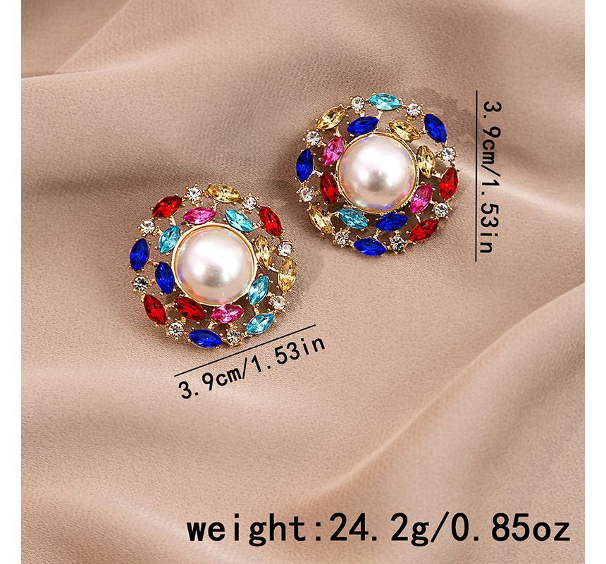 Rhinestone Drop Earring / Stud Earring