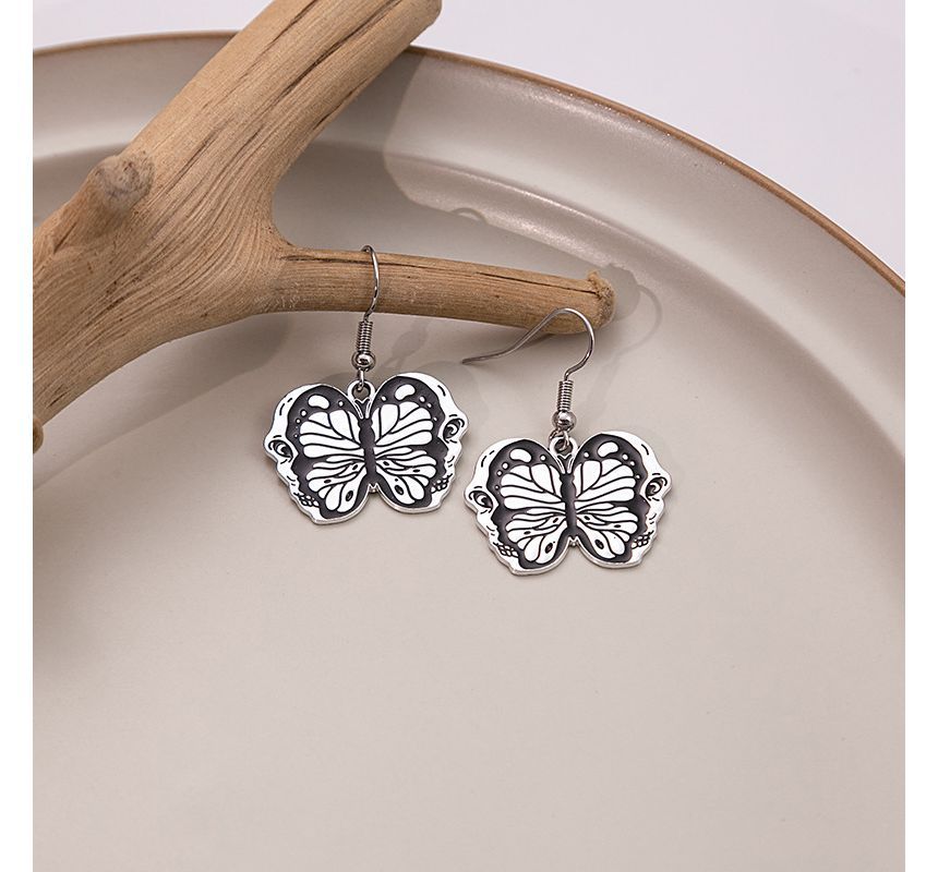 Halloween Butterfly Drop Earring