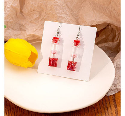 Wish Bottle Drop Earring